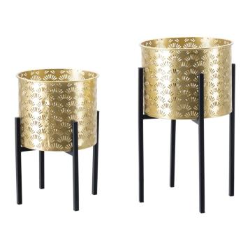 P/vasi glissy stand coppia -a- cm Ø 21x38-19x28<br>