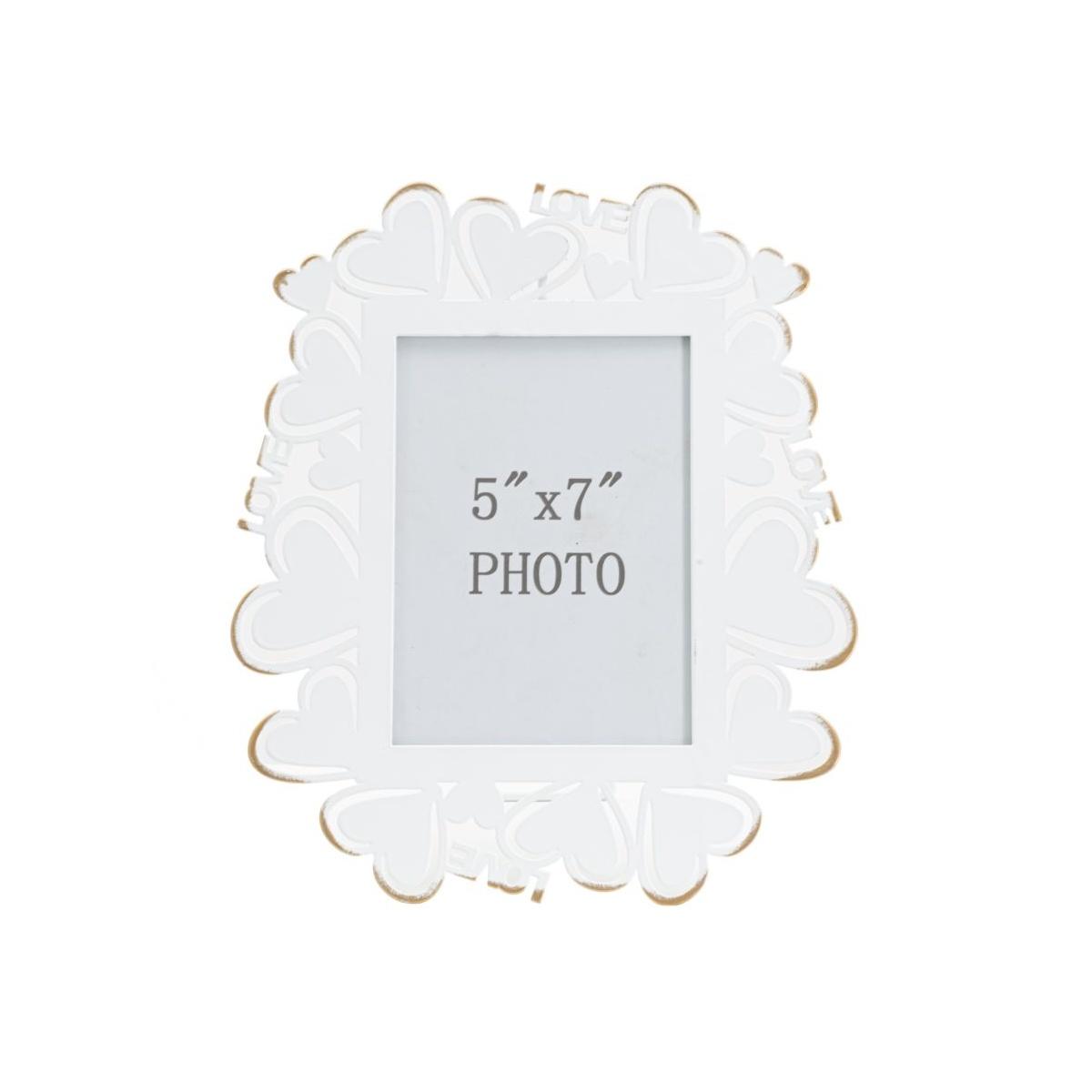 Cornice heart cm 25x14,5x27,7 min 2 (misura interna cm 12,5x17,5)