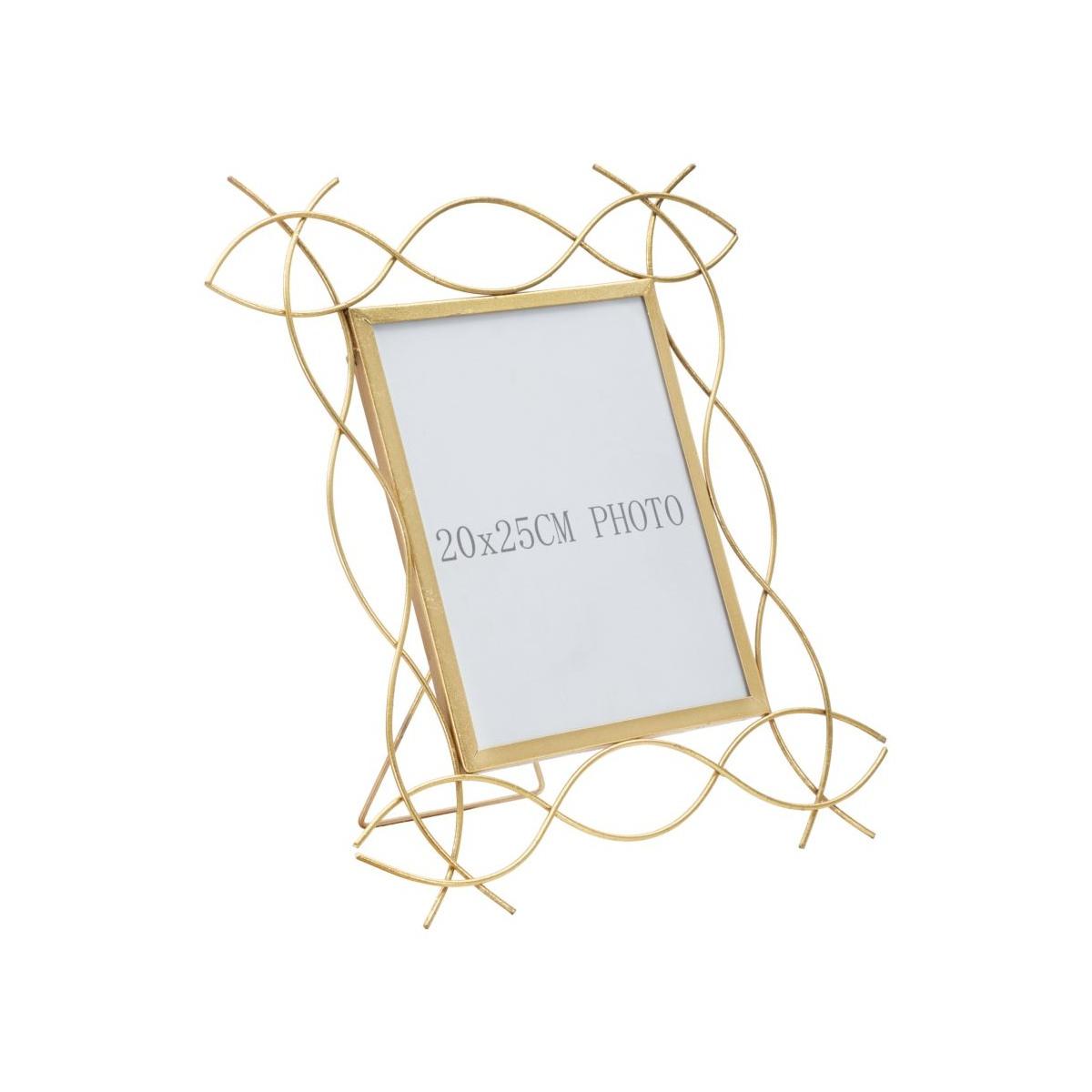 Cornice iron glam x cm 35,5x15x37 (misura interna 20x25) min 2
