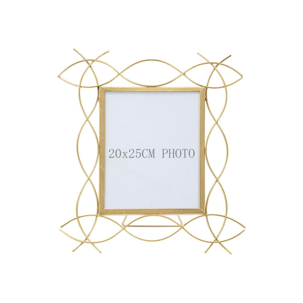 Cornice iron glam x cm 35,5x15x37 (misura interna 20x25) min 2
