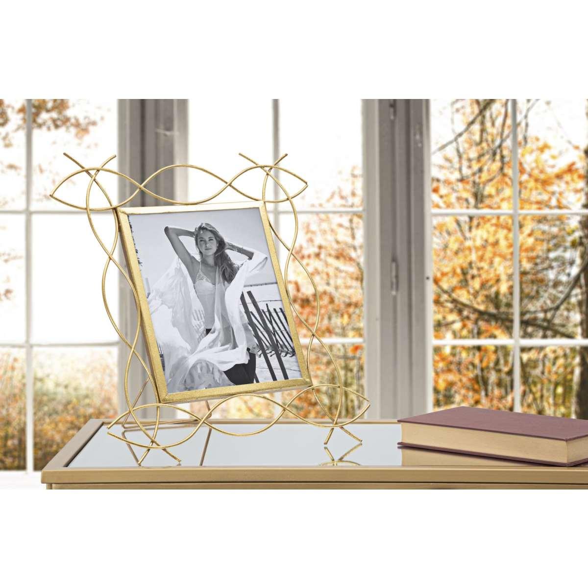 Cornice iron glam x cm 35,5x15x37 (misura interna 20x25) min 2