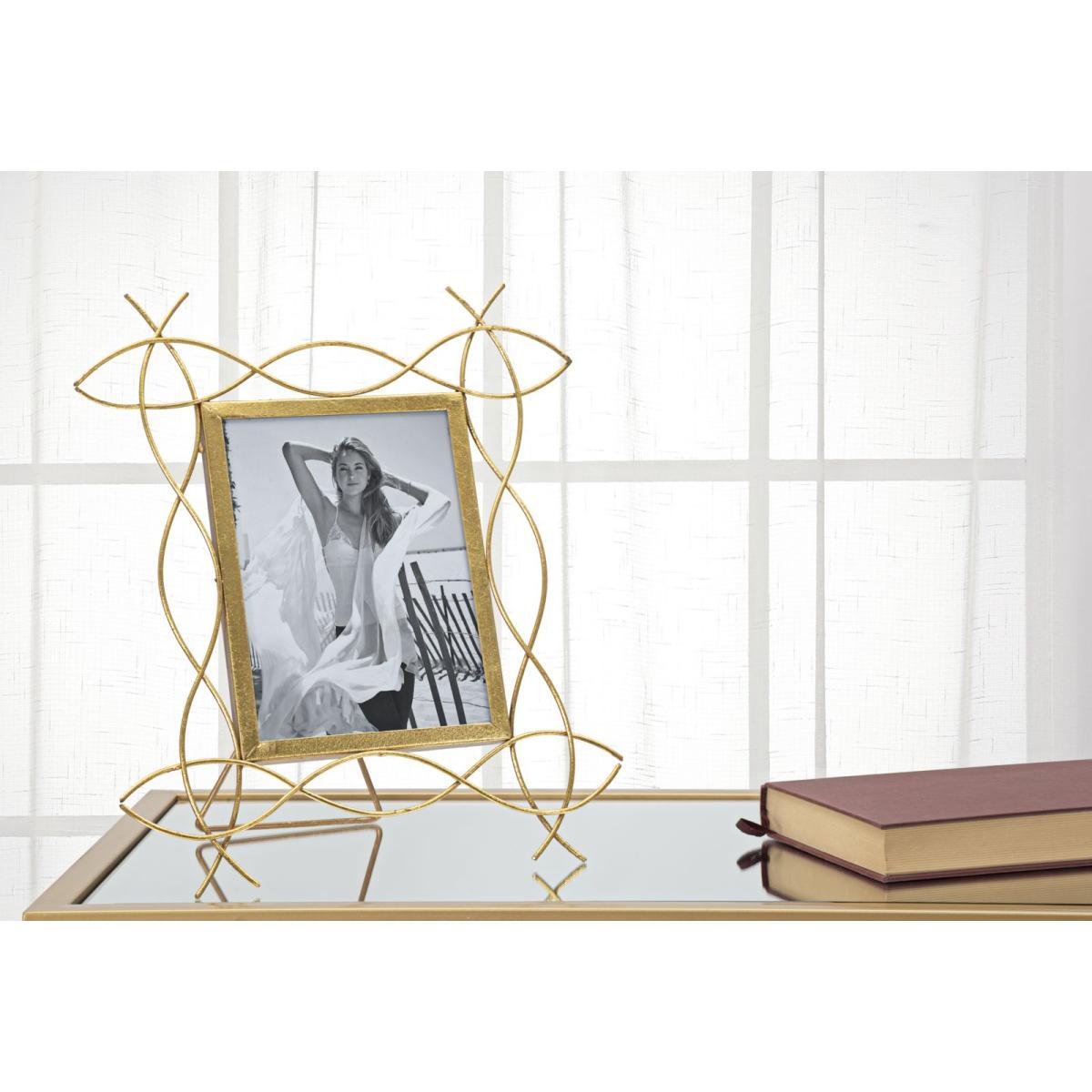 Cornice iron glam x cm 29,5x14x32 (misura interna 15x20) min 2