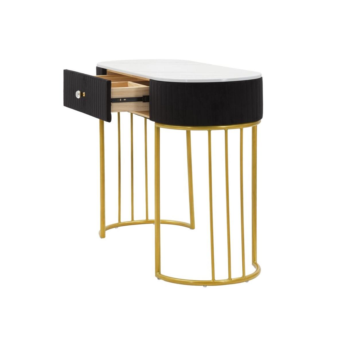 Console montpellier nera cm 100x43x74