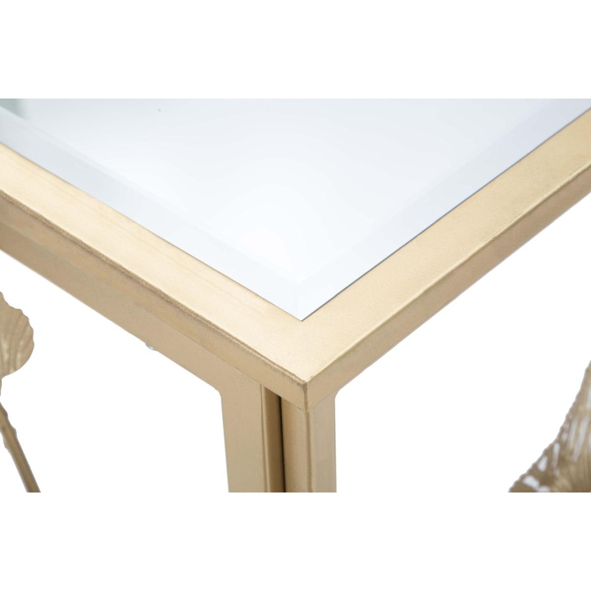 Console in ferro leaf cm 108x36,5x80