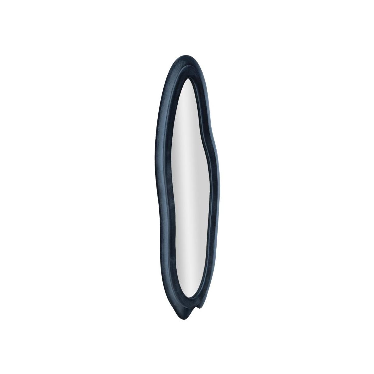 Specchio da muro chanel blu cm 60x4x160 (misura specchio cm 39x137)