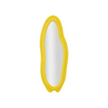 Specchio da muro chanel giallo cm 60x4x160 (misura specchio cm 38x137)
