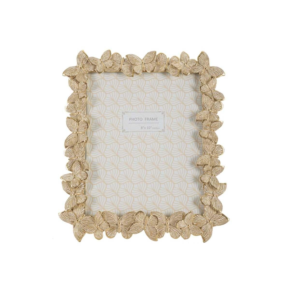 Cornice farfalle glod cm 27,5x2,6x32,5 (misura interna cm 20x25) min 2
