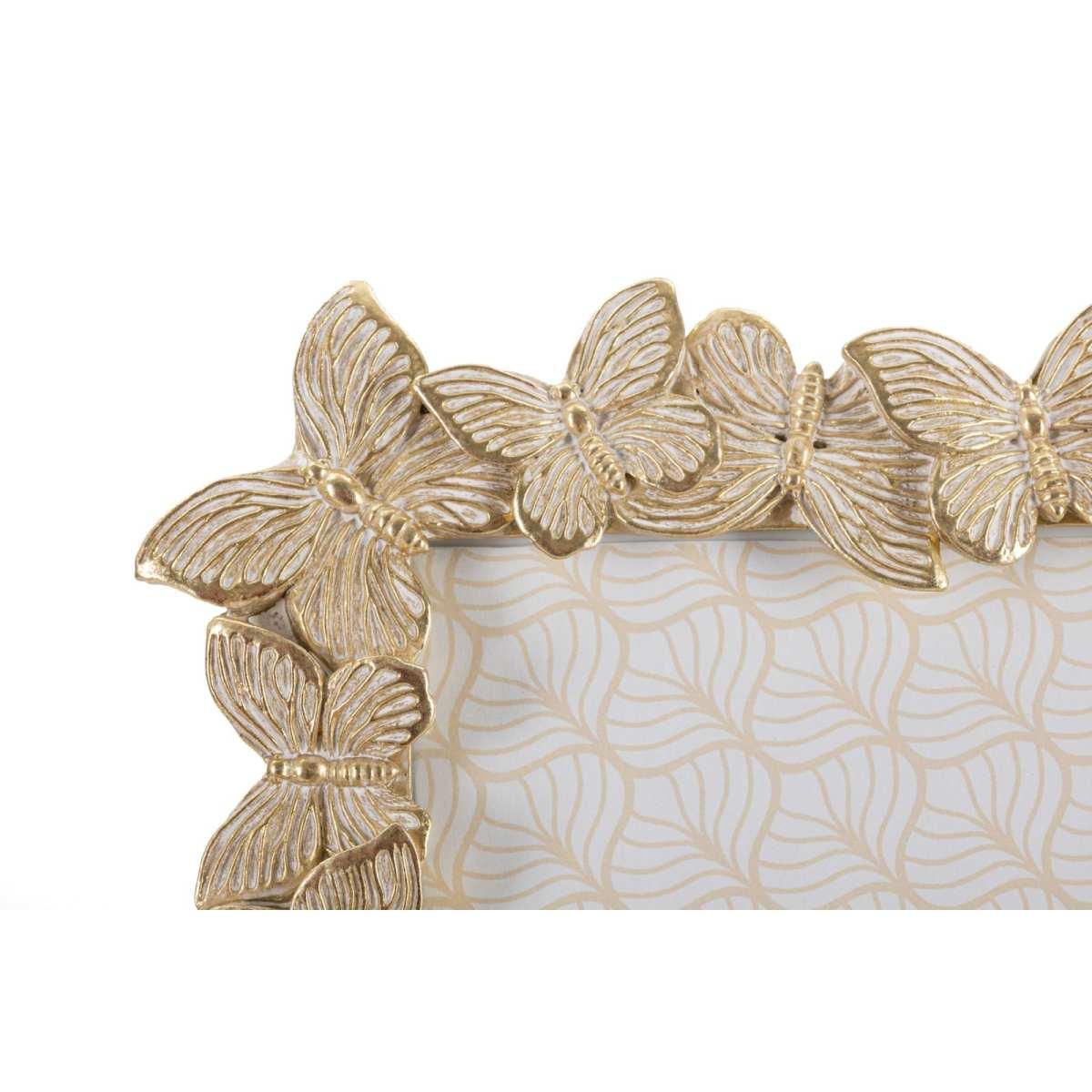 Cornice farfalle glod cm 27,5x2,6x32,5 (misura interna cm 20x25) min 2