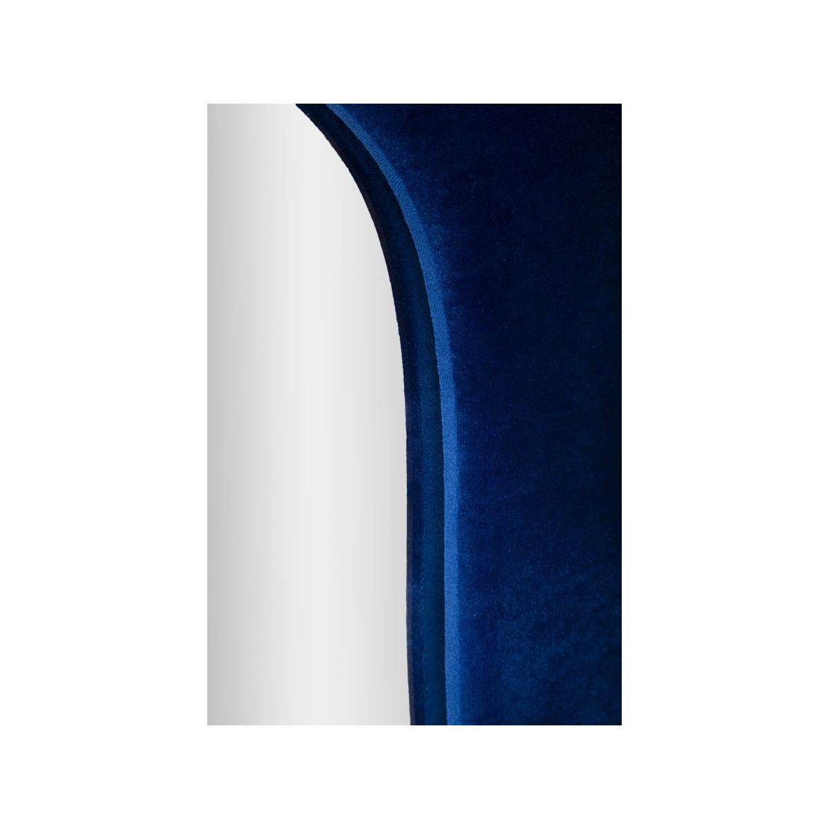 Specchio da muro theodor blu cm 60x4x160 (misura specchio cm 42x142)