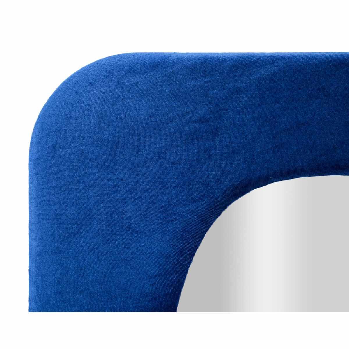 Specchio da muro theodor blu cm 60x4x160 (misura specchio cm 42x142)