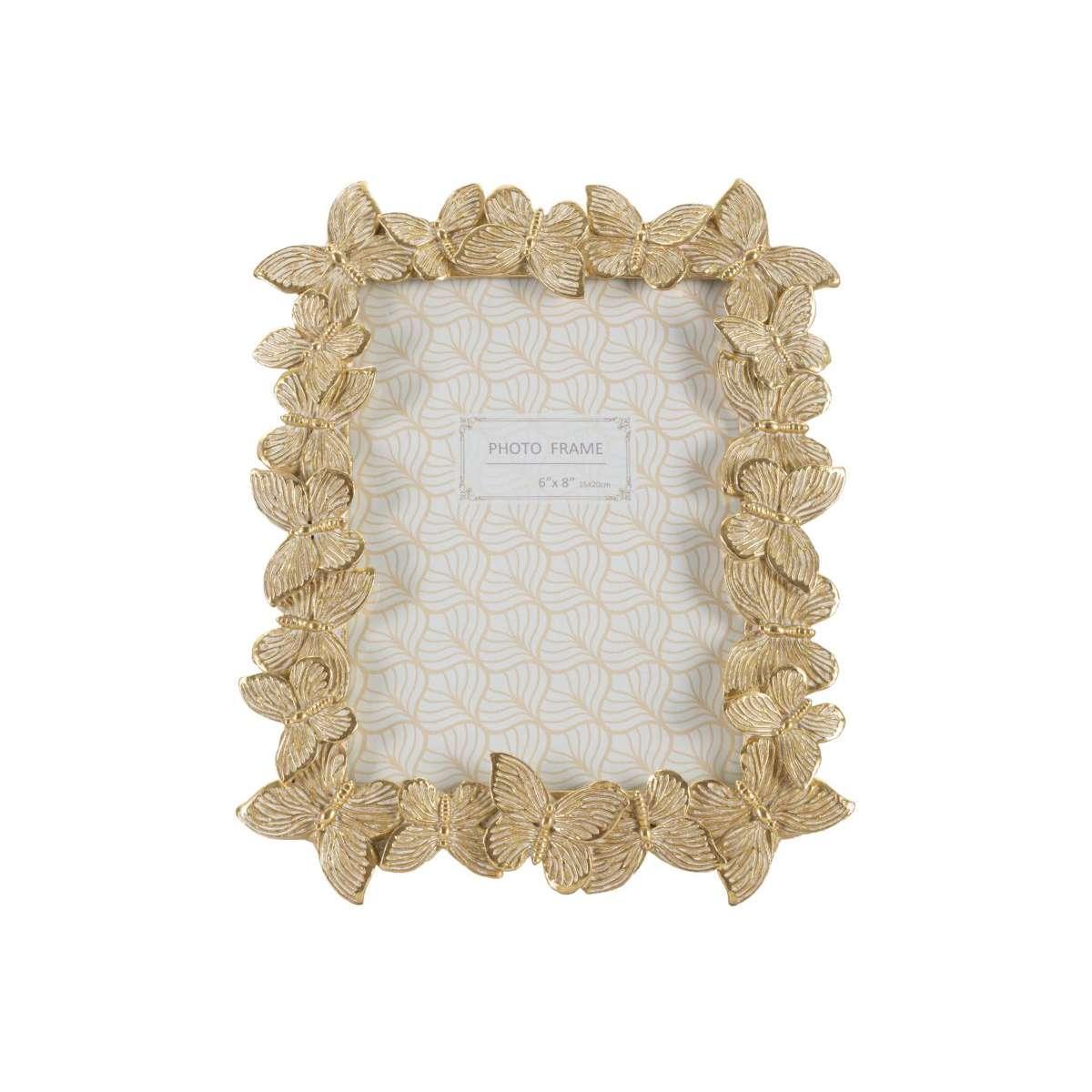 Cornice farfalle glod cm 22,3x2,3x27,8 (misura interna cm 15x20) min 2
