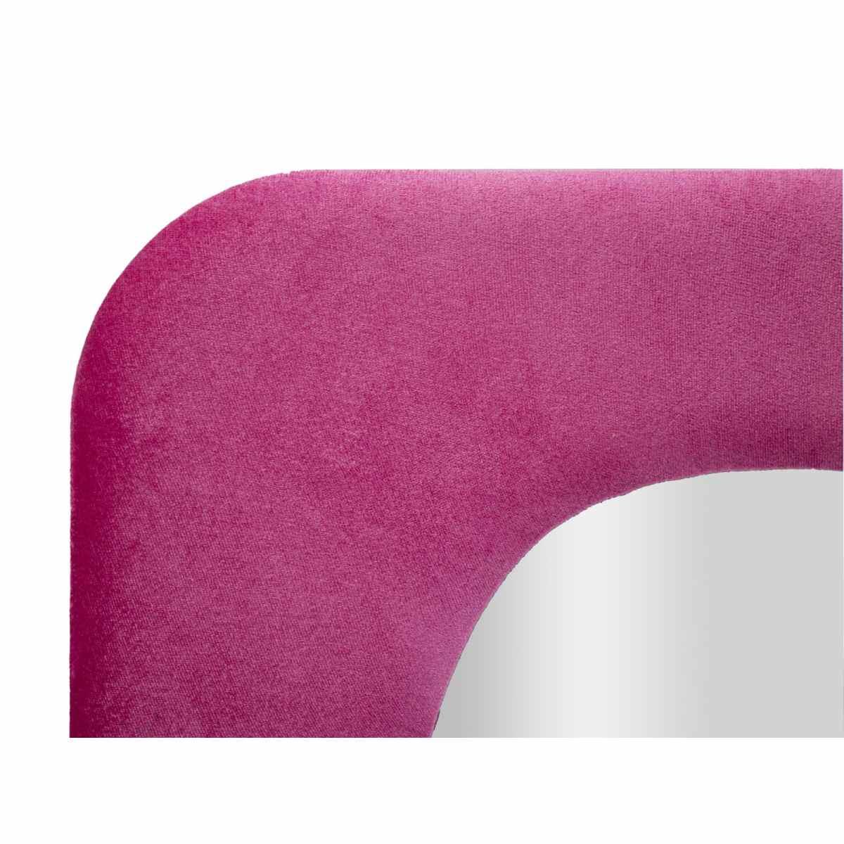 Specchio da muro theodor fuxia cm 60x4x160  (misura specchio cm 42x142)