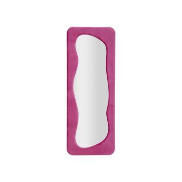 Specchio da muro theodor fuxia cm 60x4x160  (misura specchio cm 42x142)