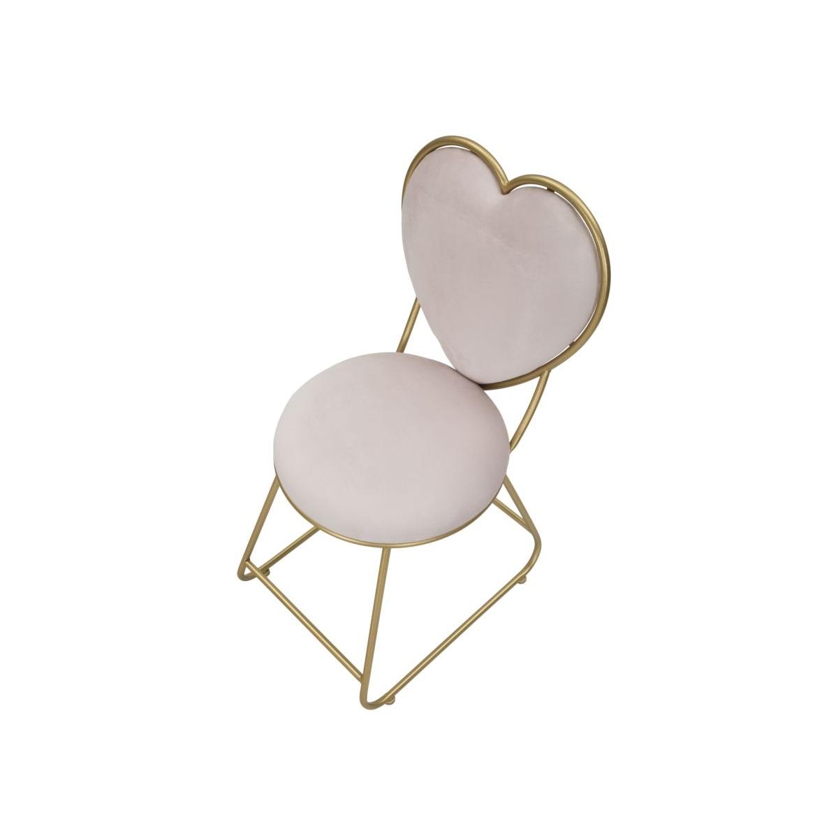 Sedia heart cm 37x47x80