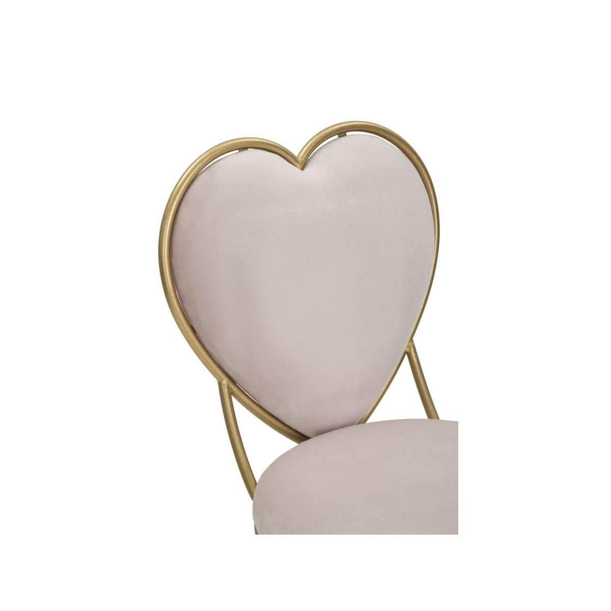 Sedia heart cm 37x47x80