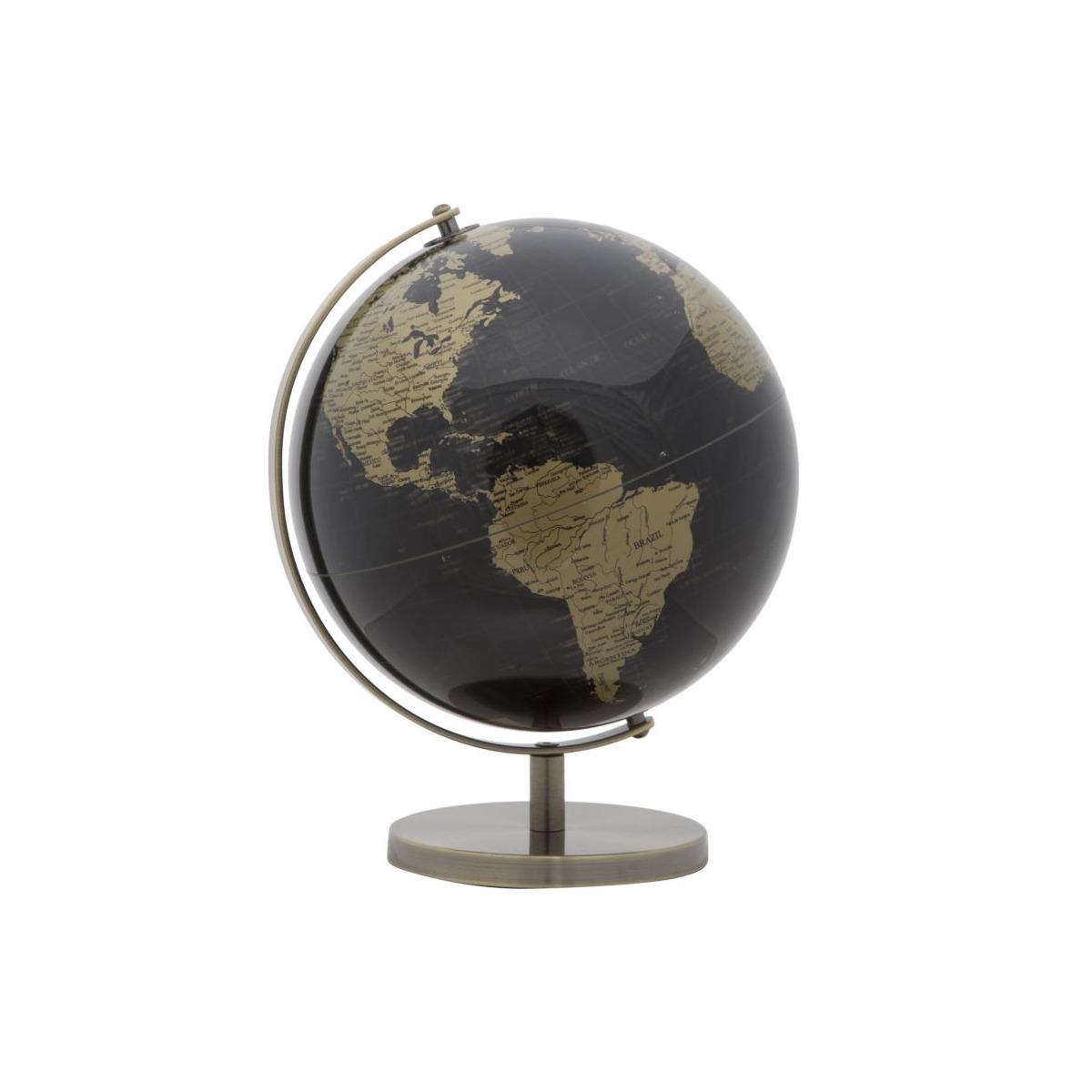 Mappamondo bronze cm Ø 25x34
