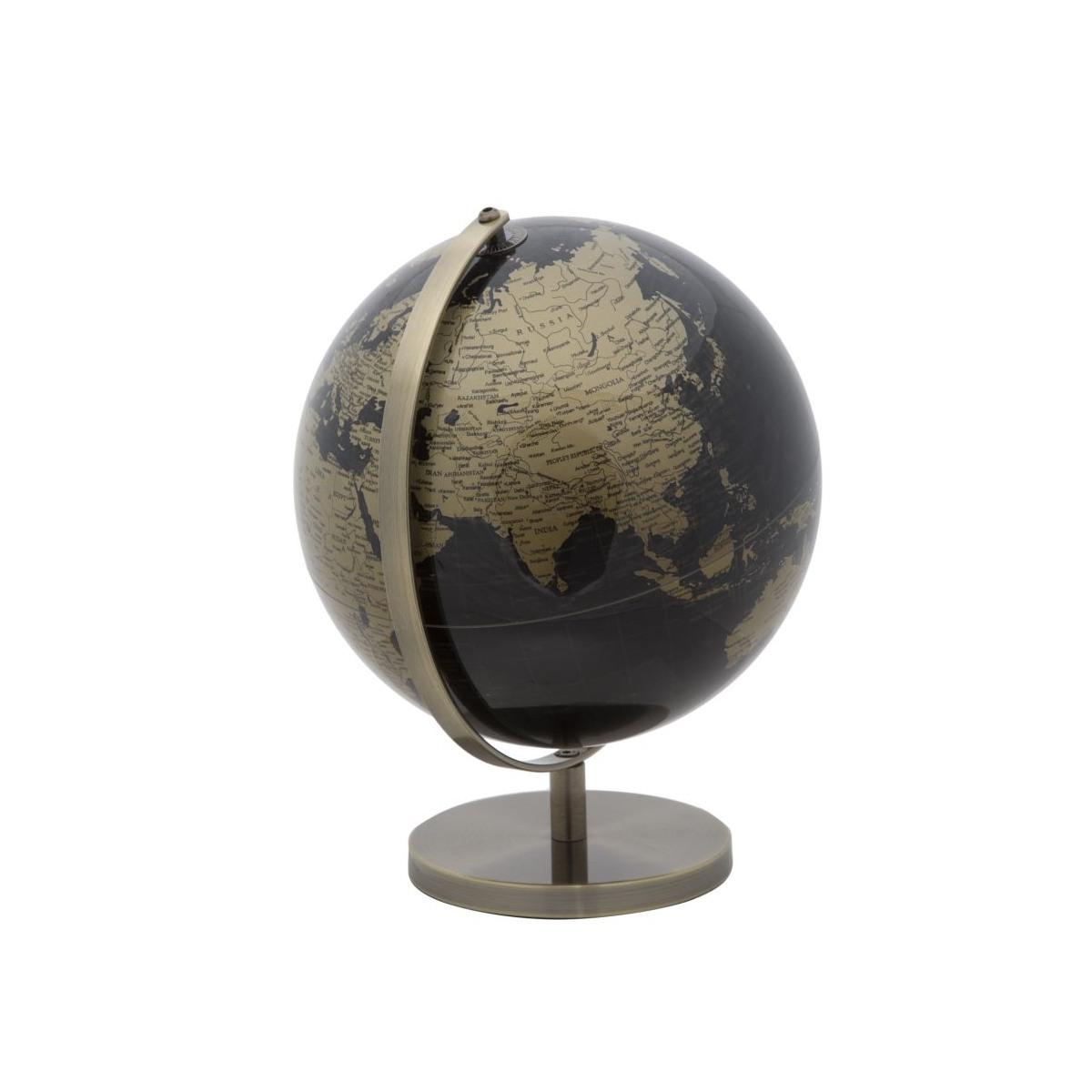 Mappamondo bronze cm Ø 25x34