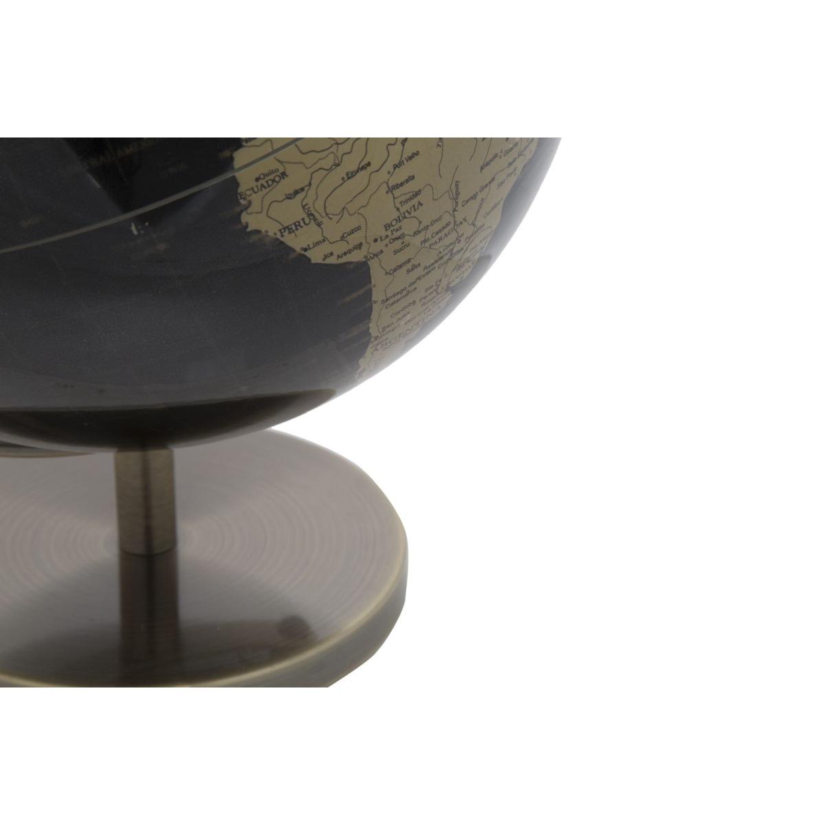 Mappamondo bronze cm Ø 25x34