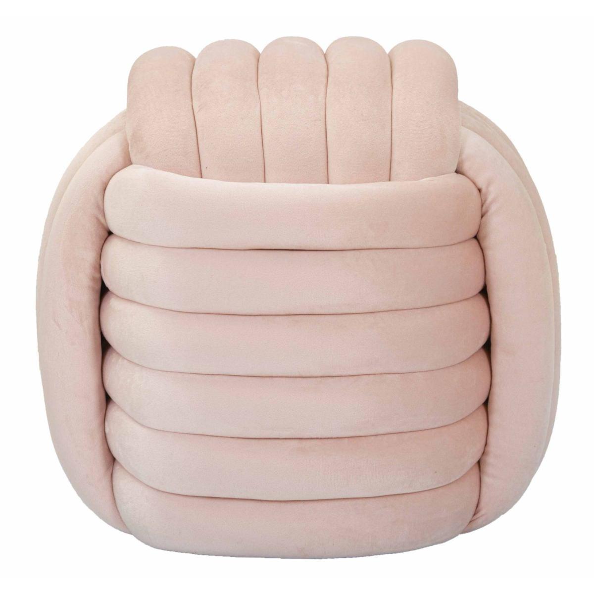 Puff softy rosa cm 45x45x45