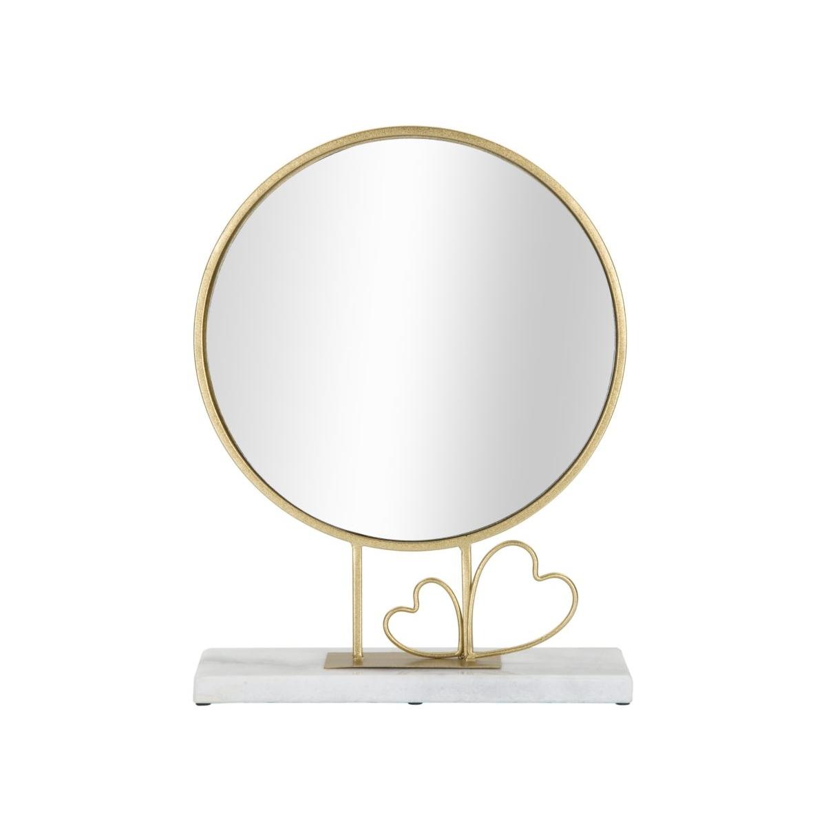 Specchio da appoggio heart cm 30x9x39,5