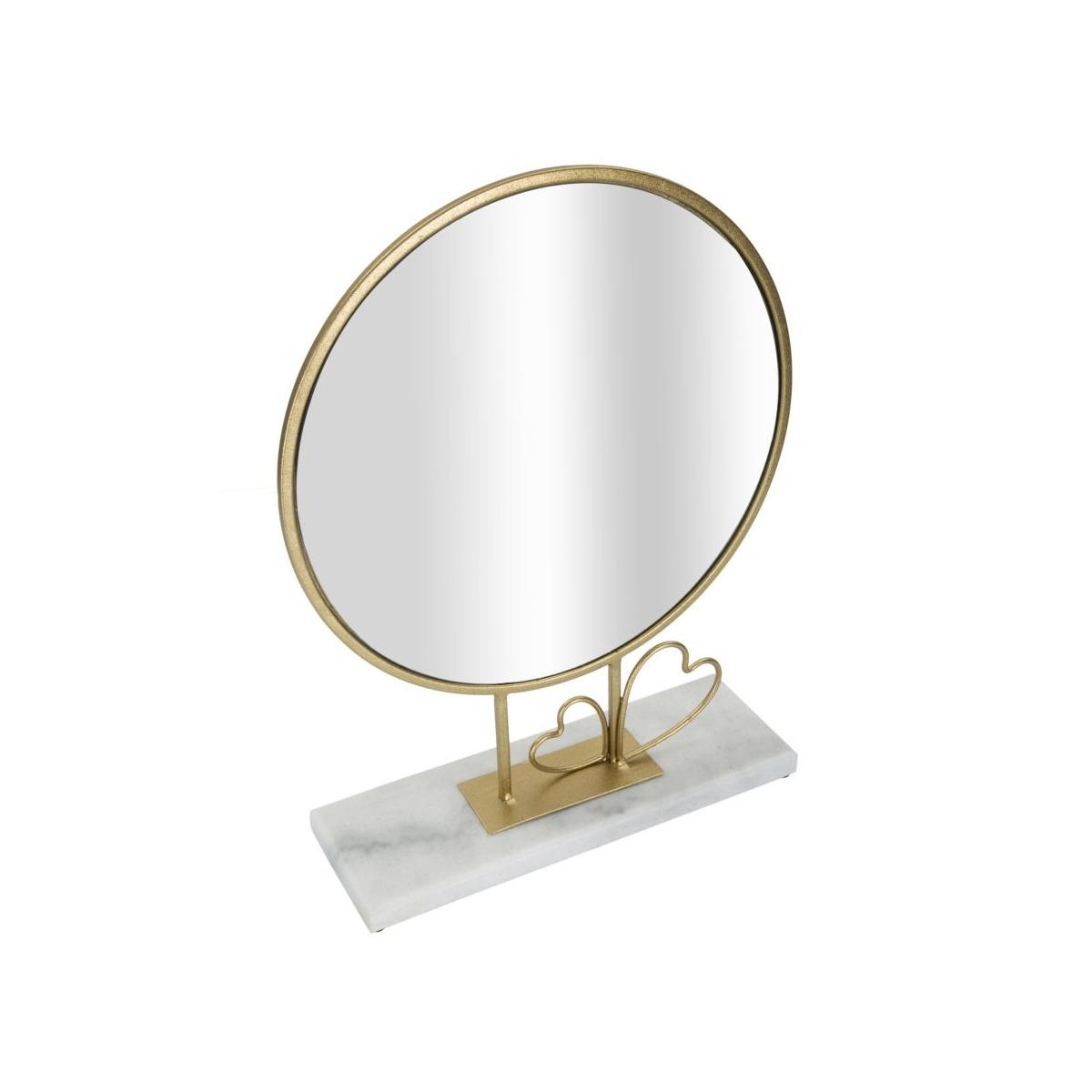 Specchio da appoggio heart cm 30x9x39,5