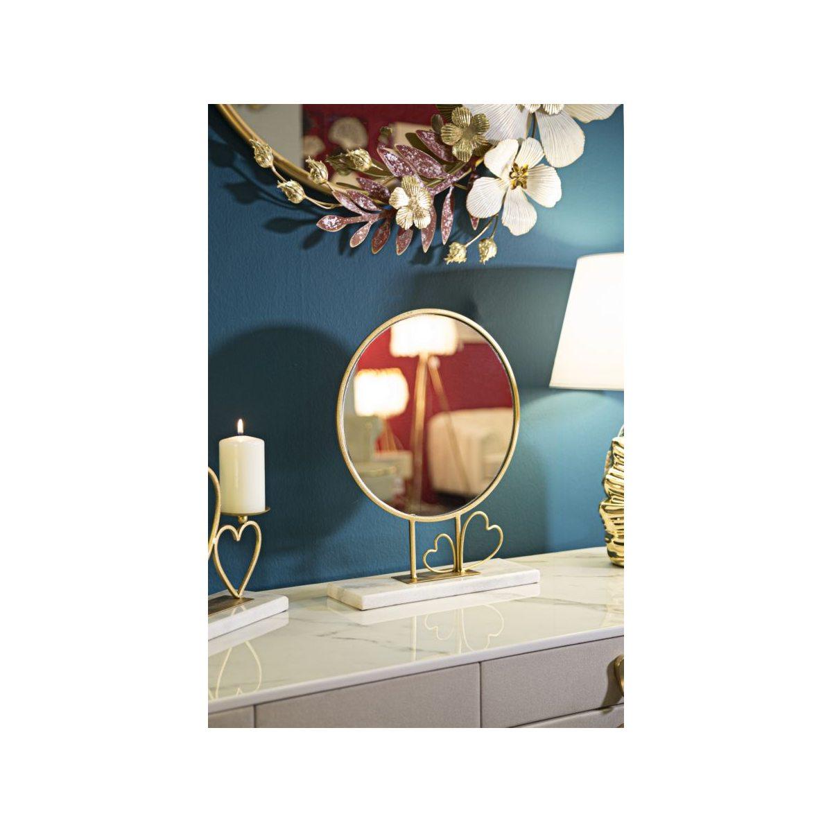 Specchio da appoggio heart cm 30x9x39,5