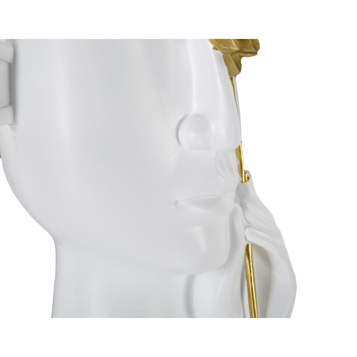 Vaso face c/fiore cm 14x13x27