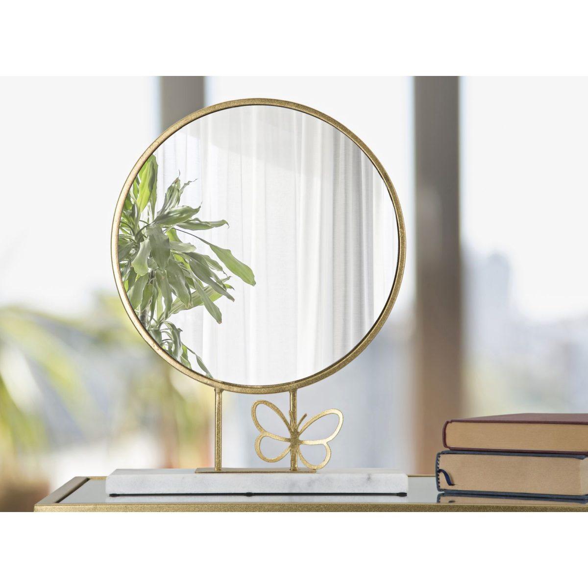 Specchio da appoggio butterfly cm 30x9x39,5