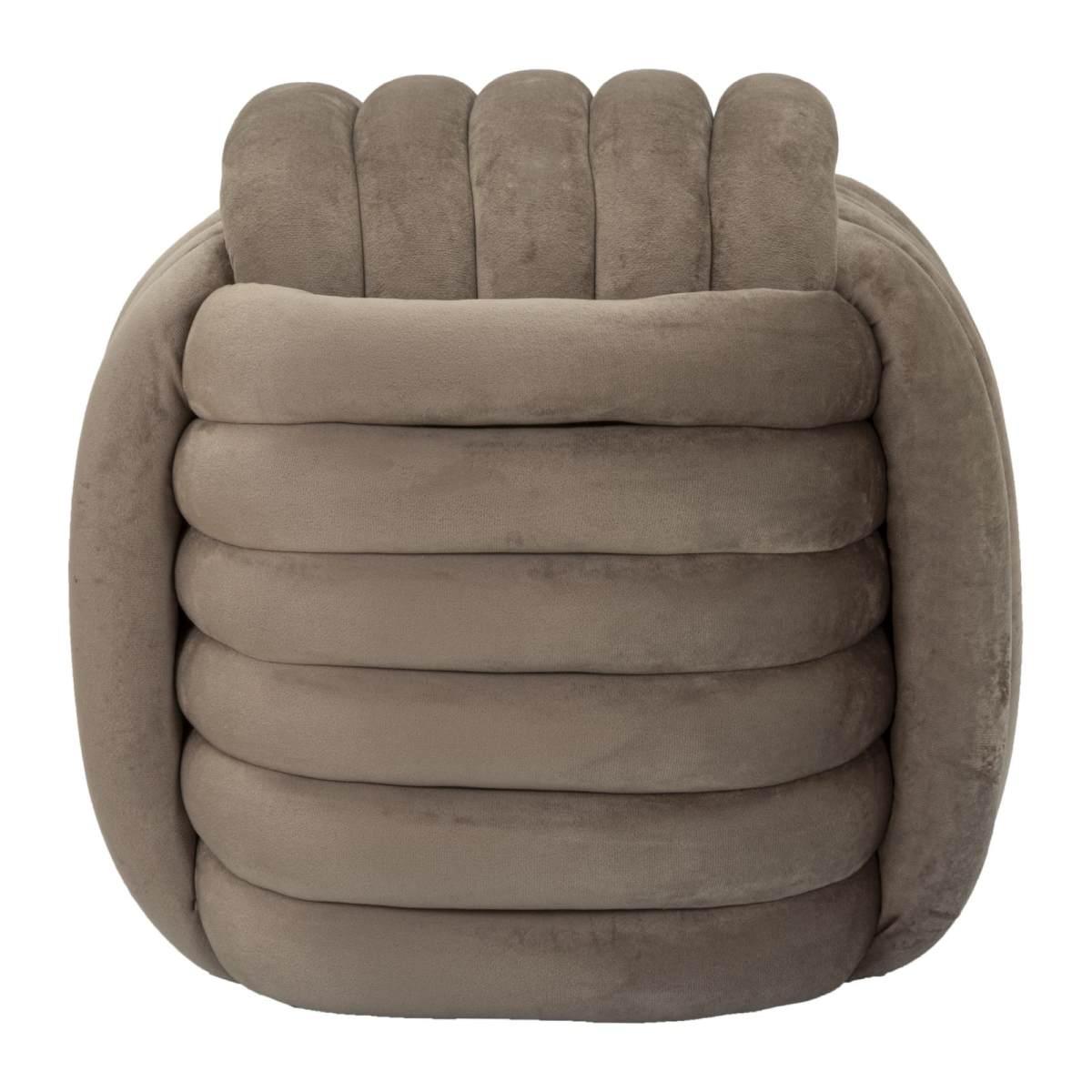 Puff softy grigio cm 45x45x45