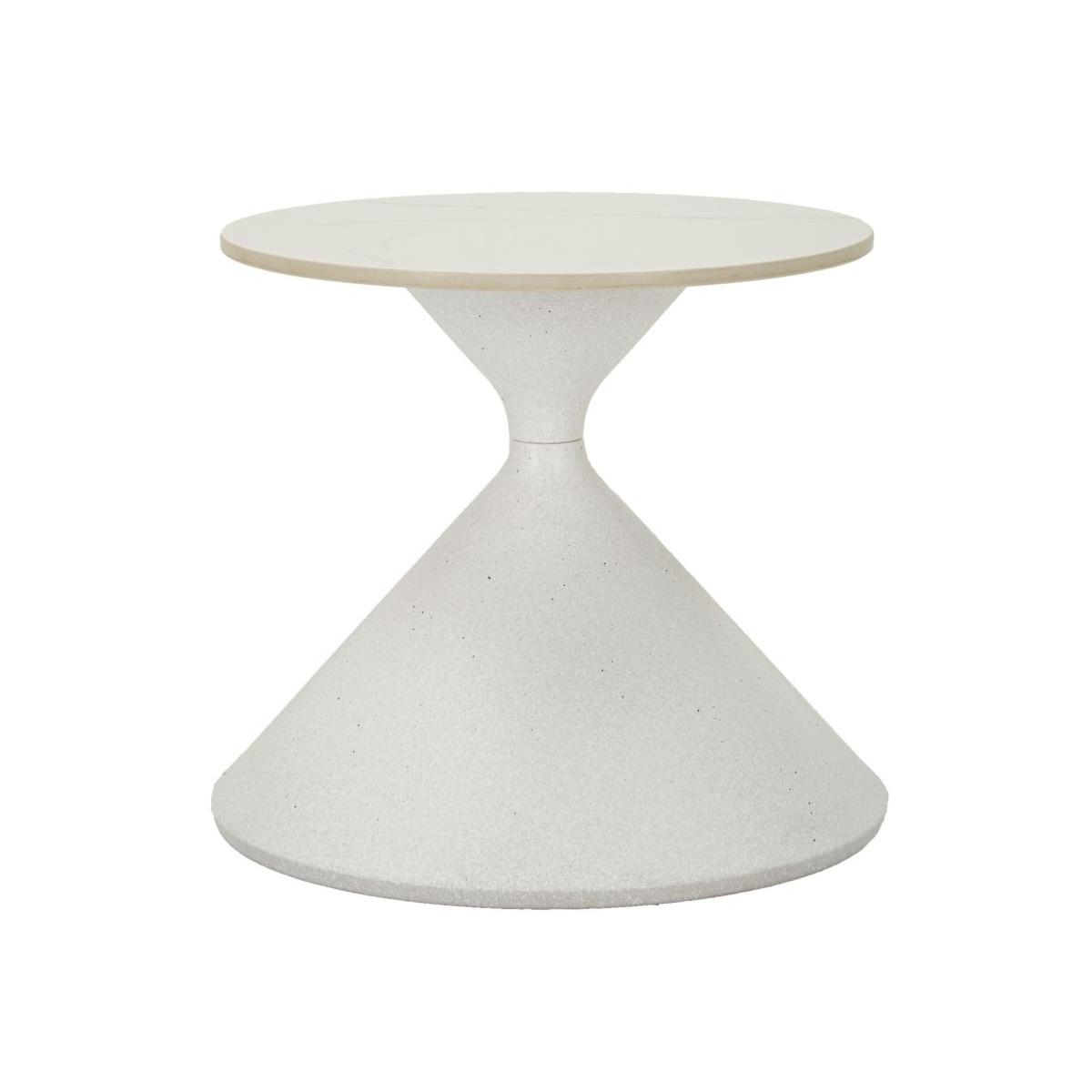 Tavolinetto white cm Ø 42x40