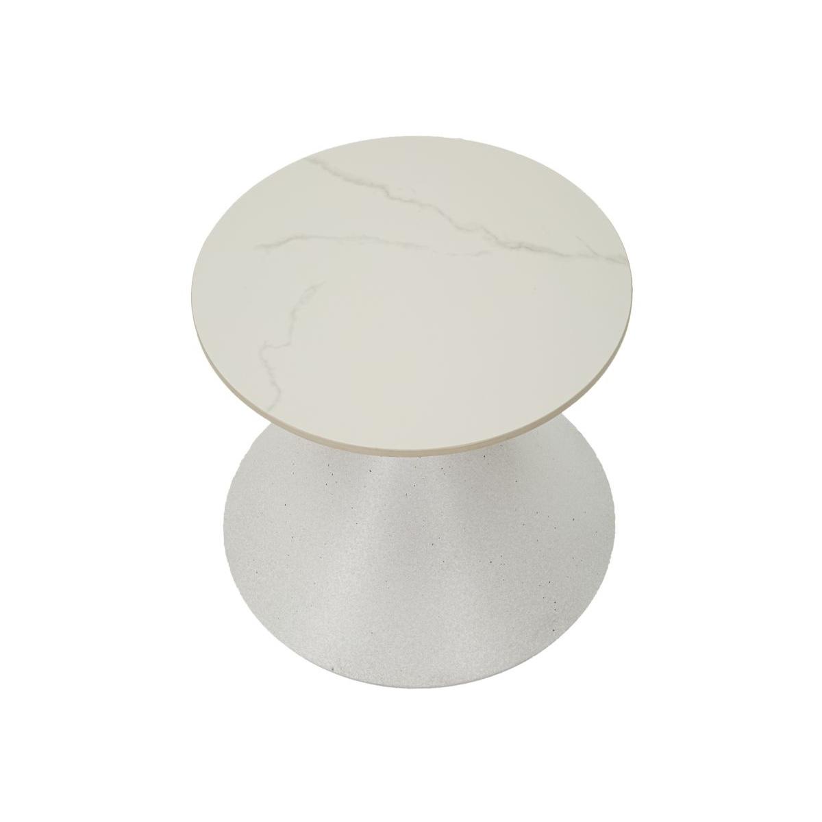 Tavolinetto white cm Ø 42x40