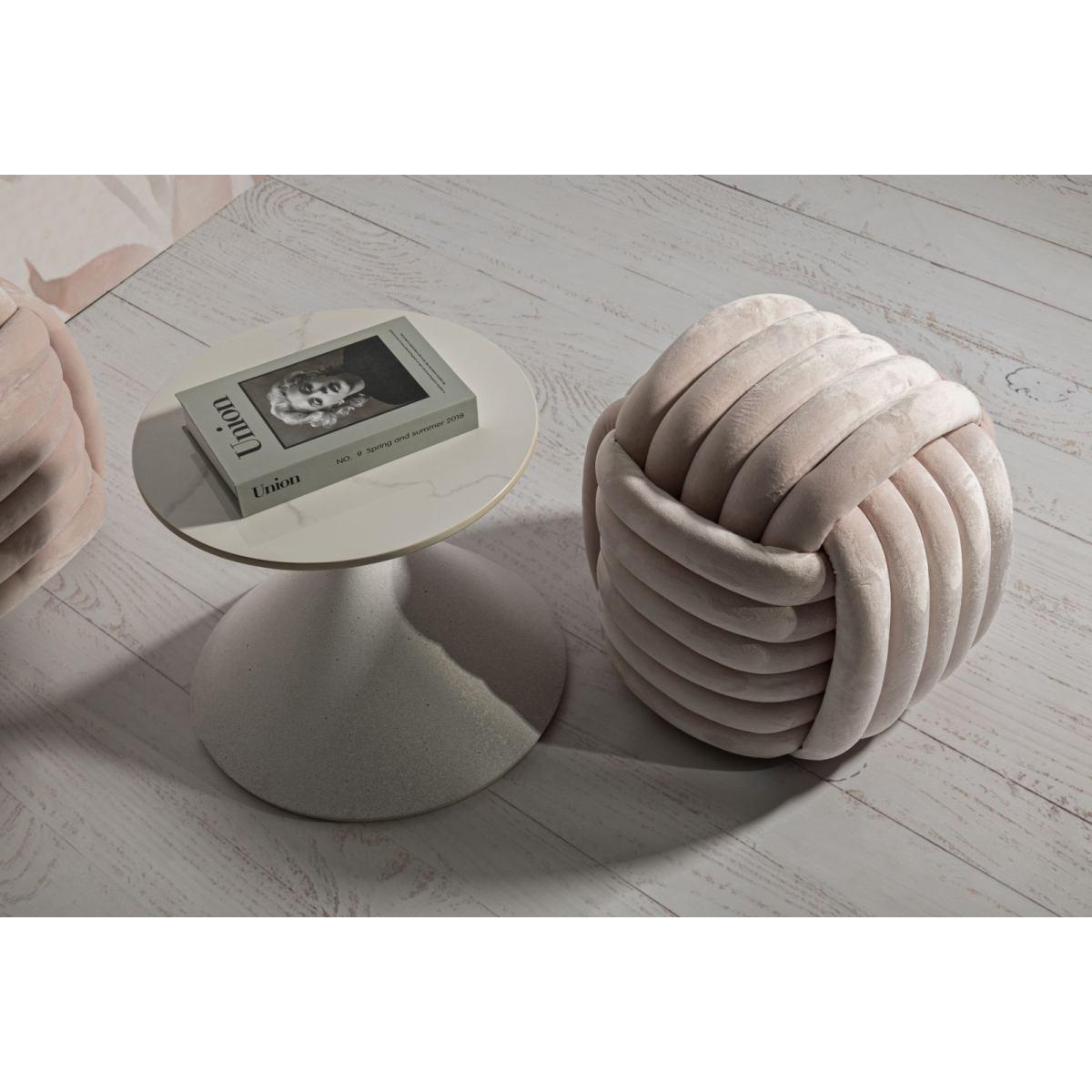 Tavolinetto white cm Ø 42x40