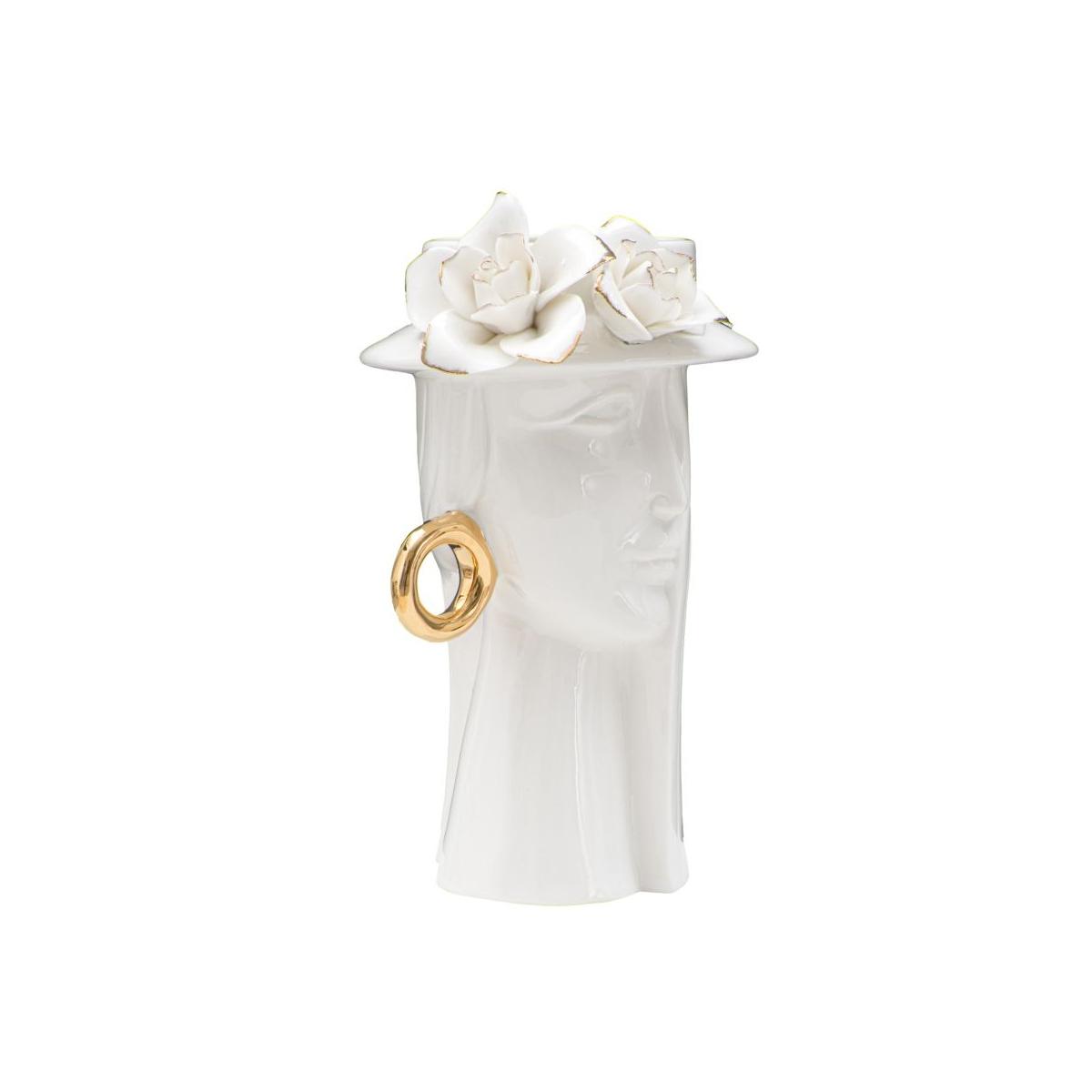 Vaso woman elegant porcellana cm 15x13,3x23,5 min 2