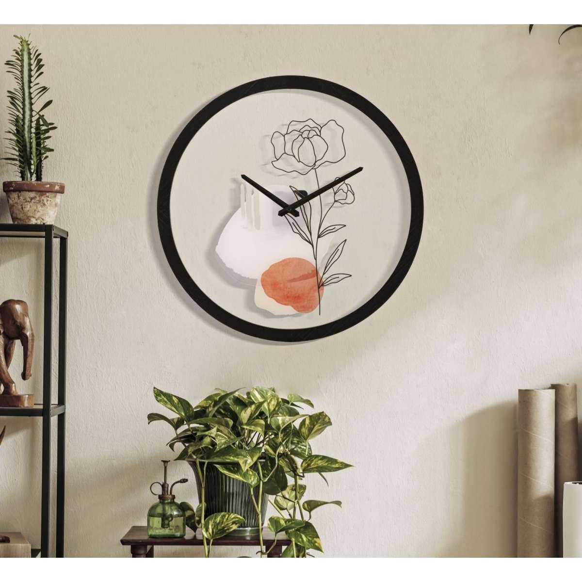 Orologio da muro flower -a- cm Ø 40x3,5