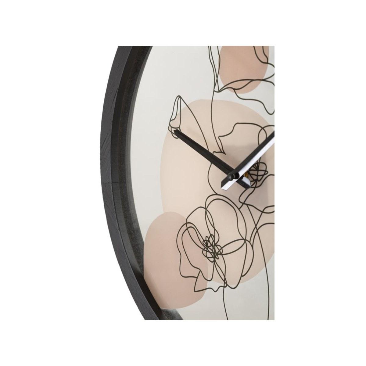 Orologio da muro flower -b- cm Ø 40x3,5