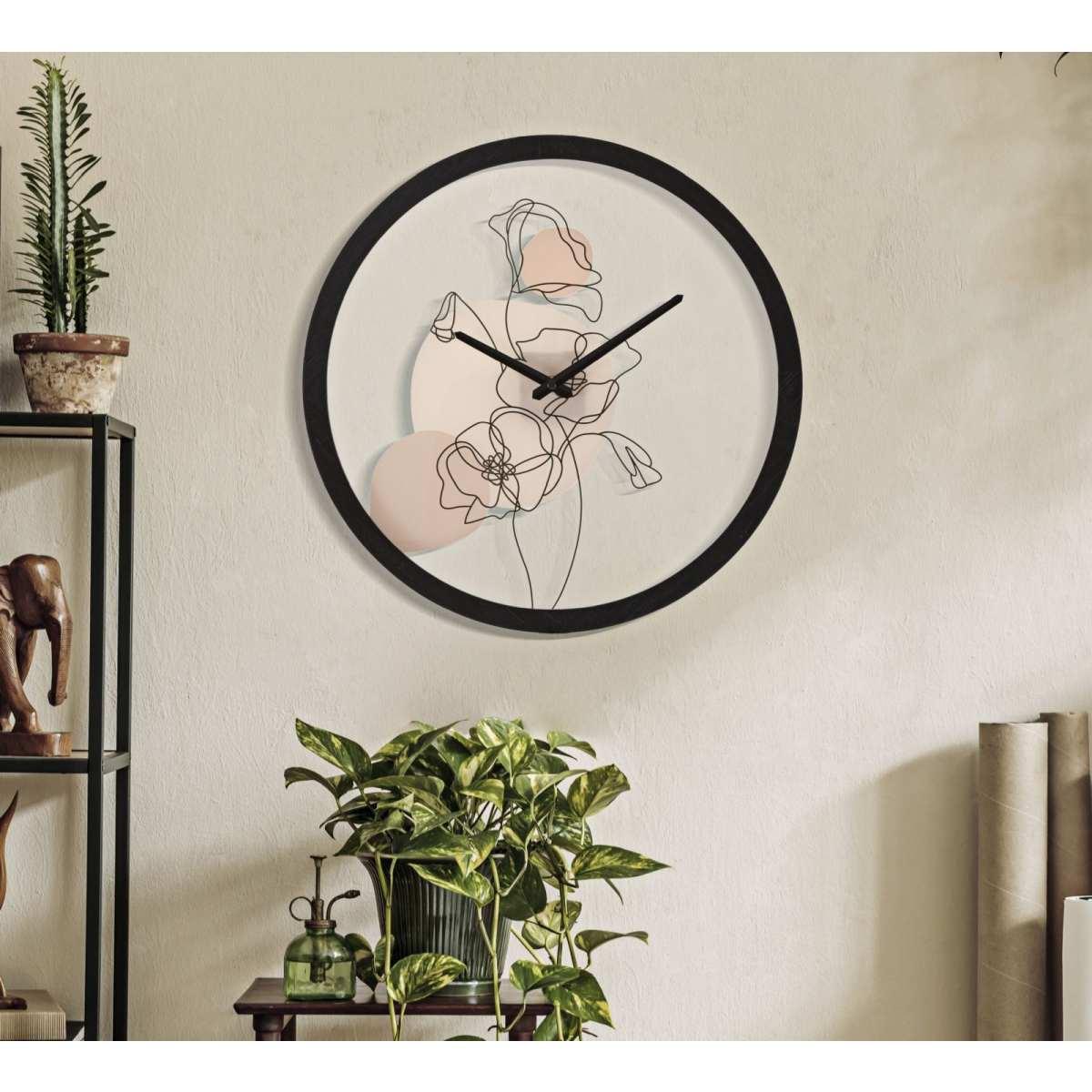 Orologio da muro flower -b- cm Ø 40x3,5