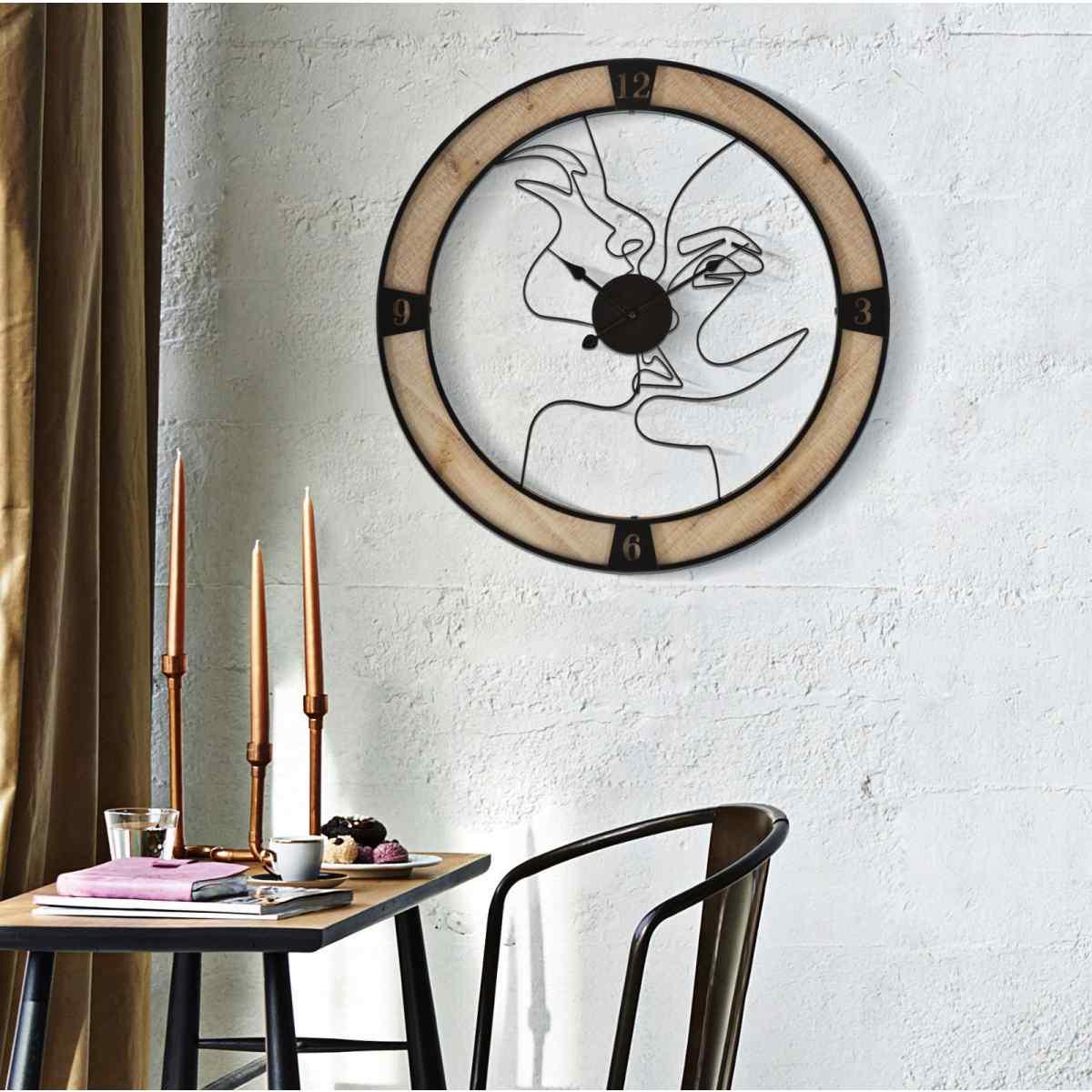 Orologio da muro couple cm Ø 60x3