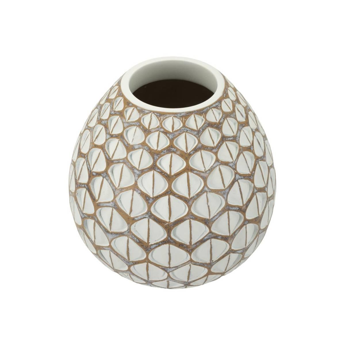 Vaso resina tibet cm Ø 27x27