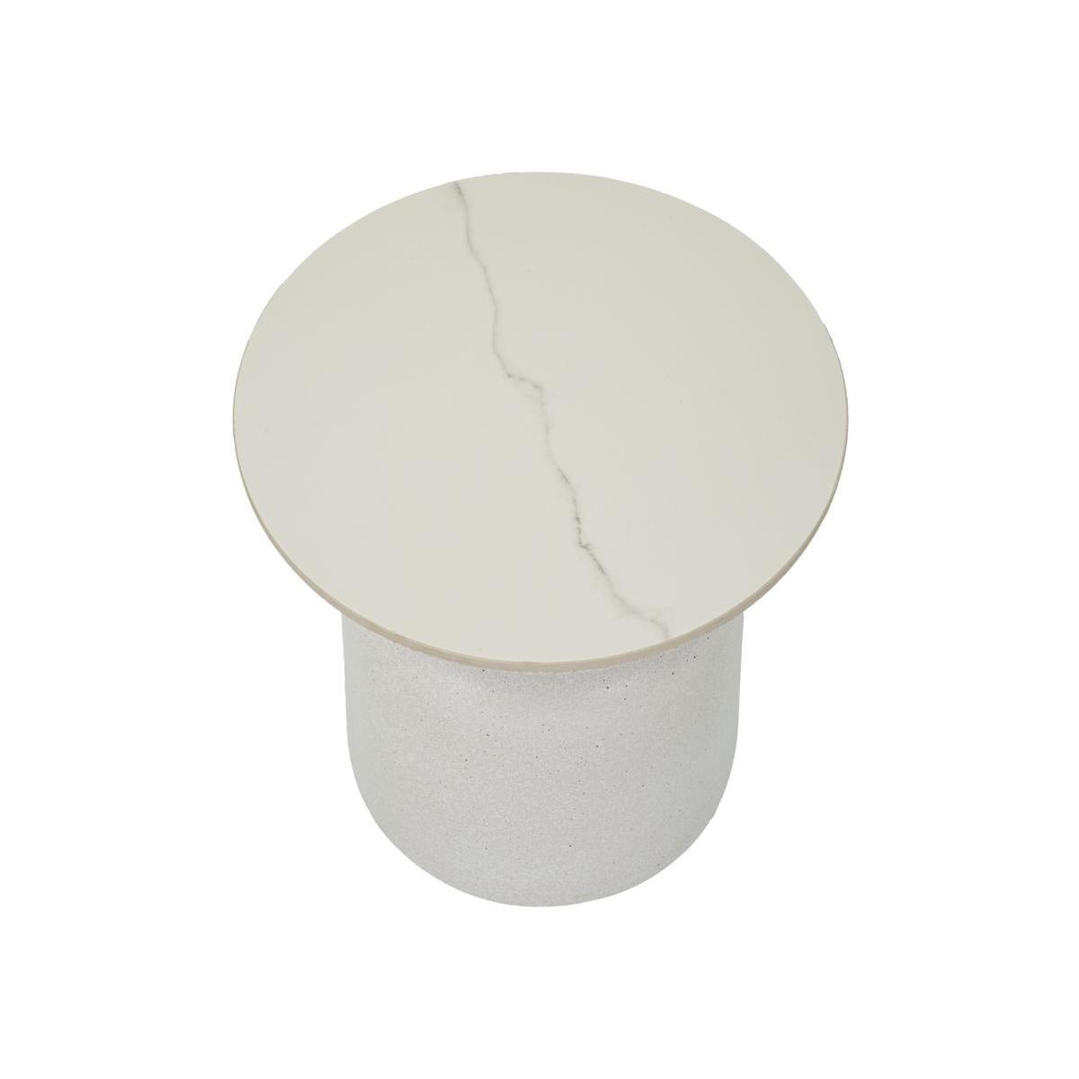Tavolinetto white fush cm Ø 40x47