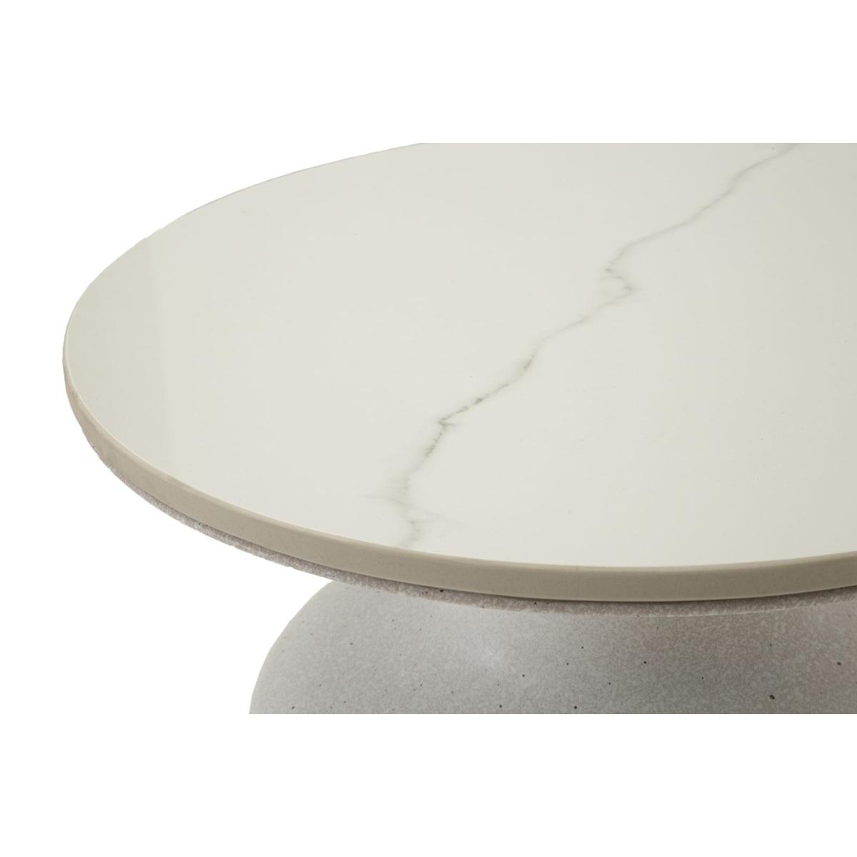 Tavolinetto white fush cm Ø 40x47