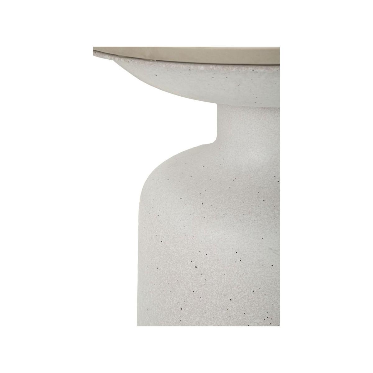 Tavolinetto white fush cm Ø 40x47