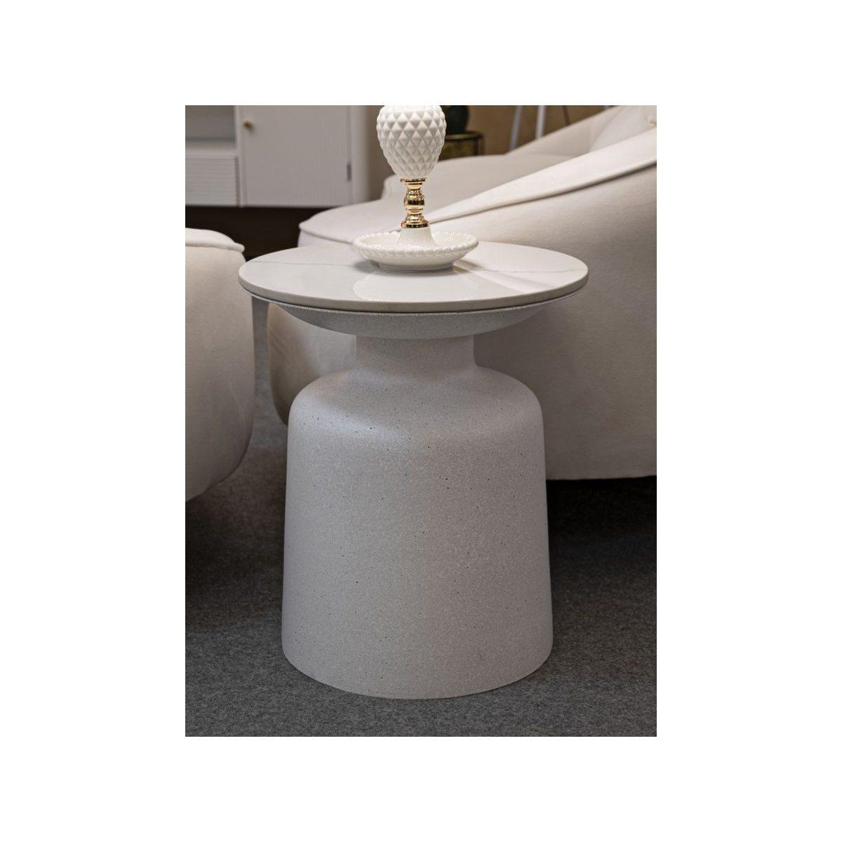 Tavolinetto white fush cm Ø 40x47