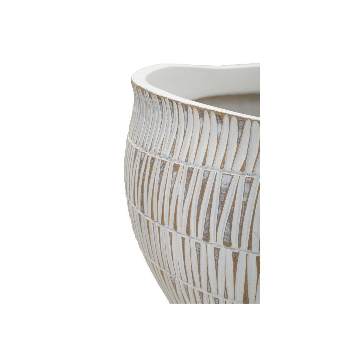 Cachepot resina stiky cm Ø 30,5x24,5
