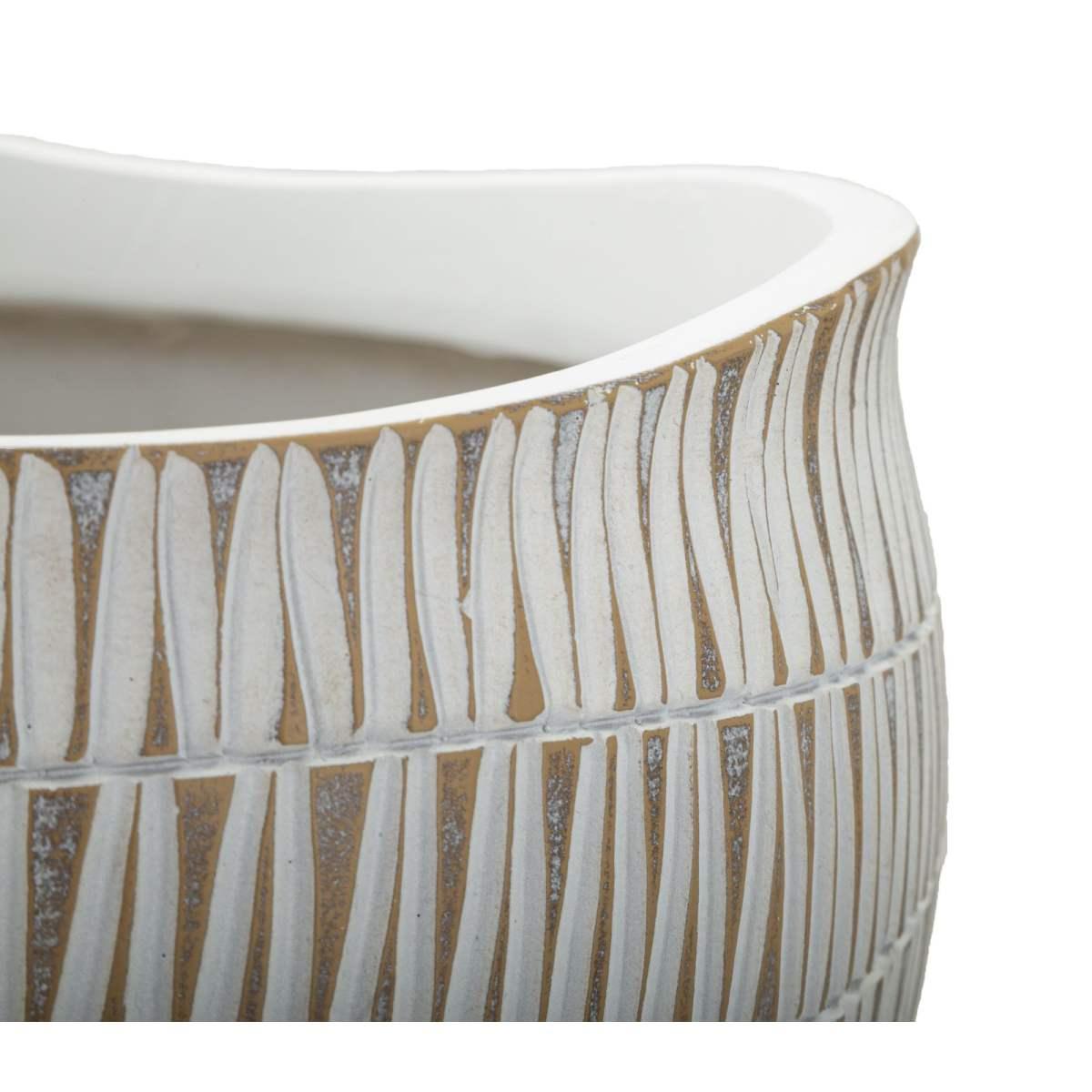 Cachepot resina stiky cm Ø 30,5x24,5