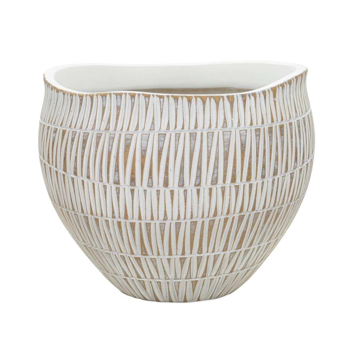 Cachepot resina stiky cm Ø 26x20,5