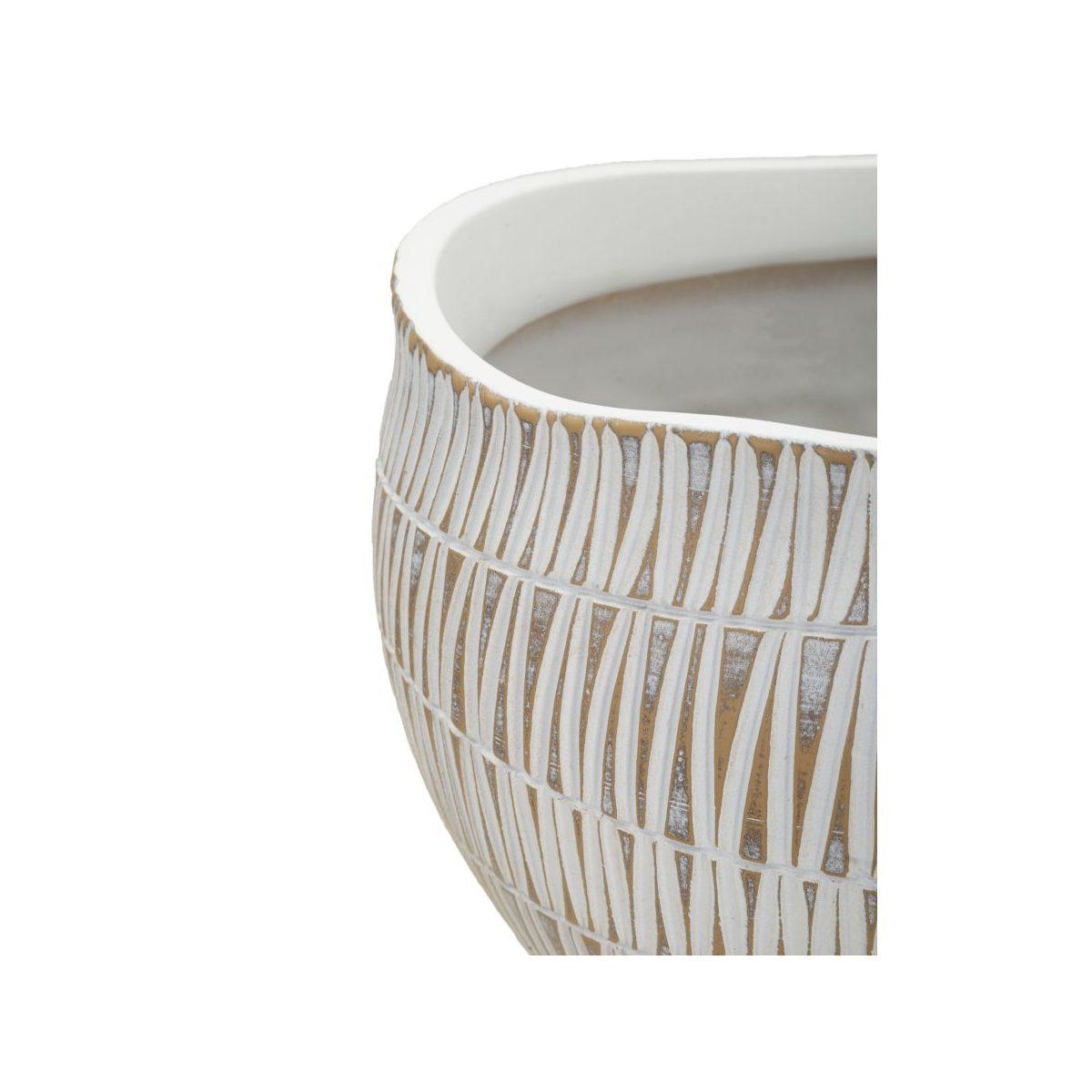 Cachepot resina stiky cm Ø 26x20,5