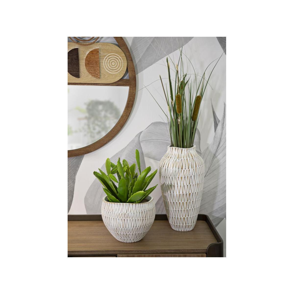 Cachepot resina stiky cm Ø 26x20,5