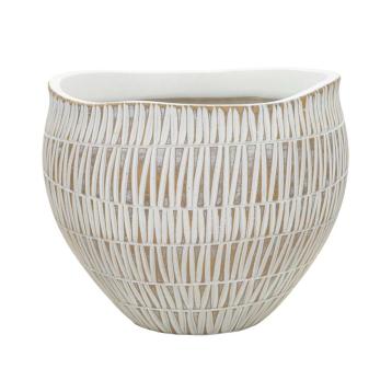Cachepot resina stiky cm Ø 26x20,5