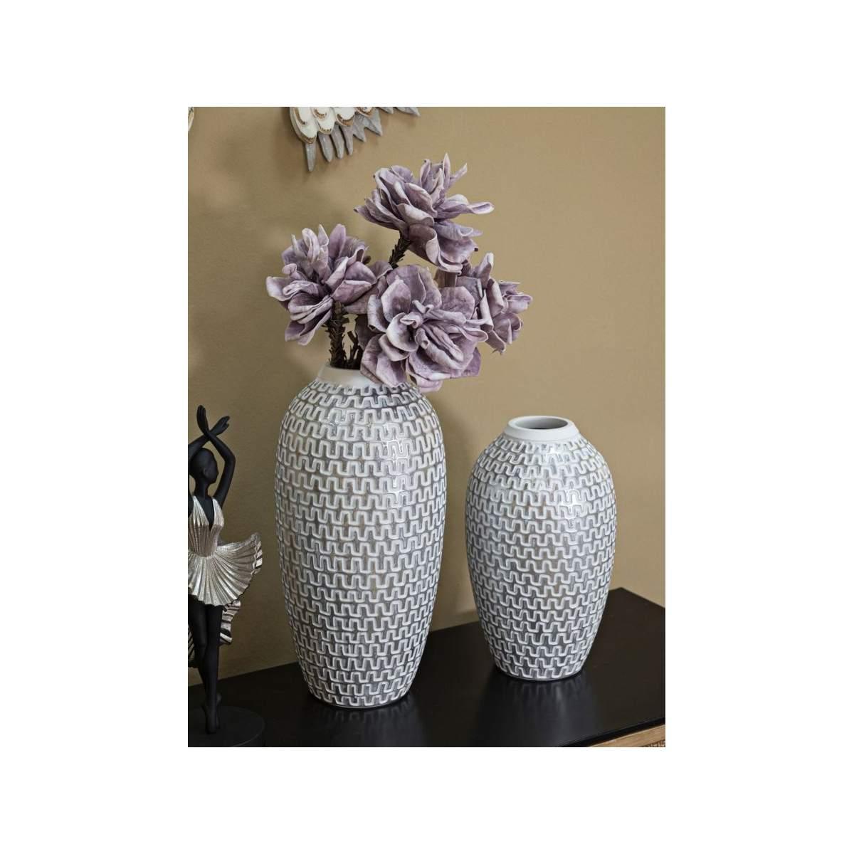Vaso resina wave cm Ø 19,5x34