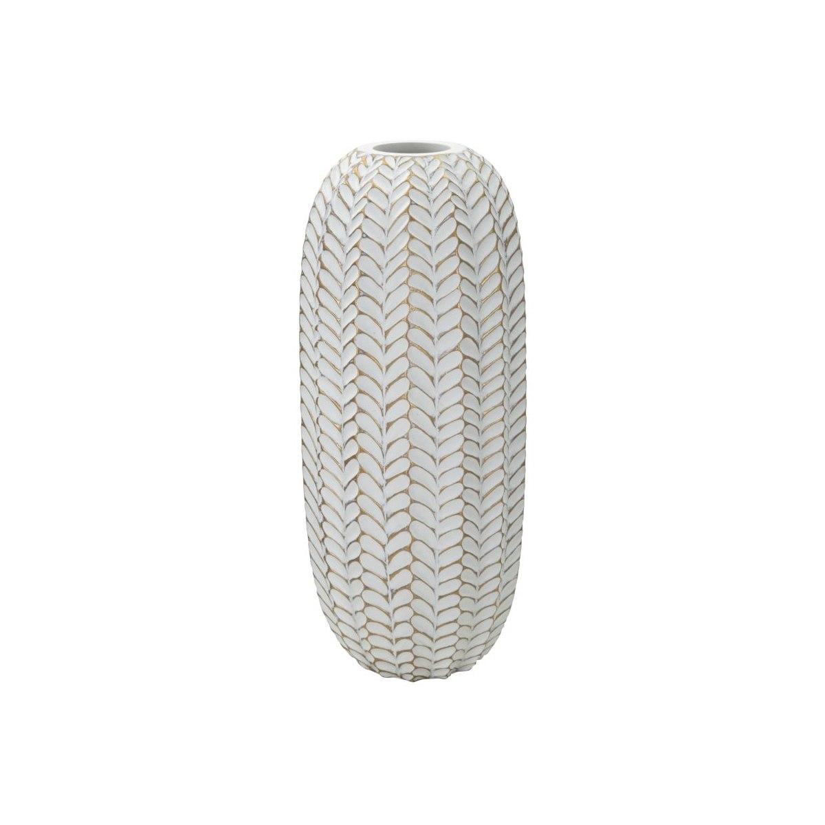 Vaso resina leaf cm Ø 18,5x46